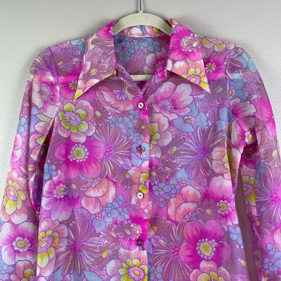 Vintage floral Blouse - Picture 3 of 3